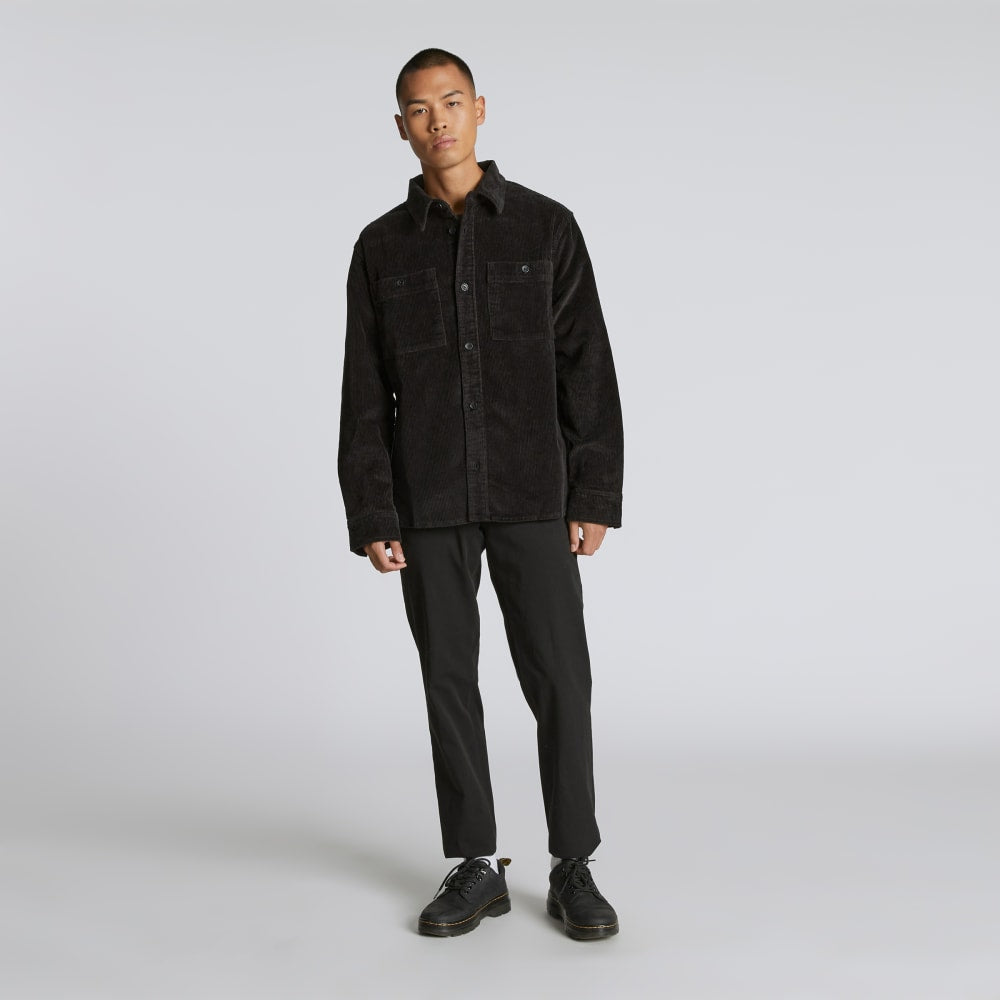 unisex-corduroy-overshirt-black