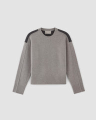 womens-merino-wool-crewneck-sweater-grey-graphite | alt