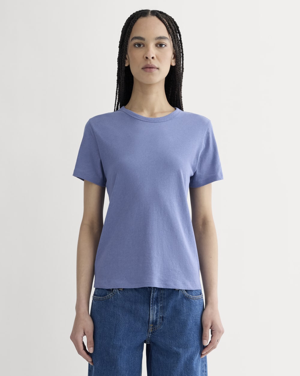 womens-slim-air-tee-blue-dusk | primary