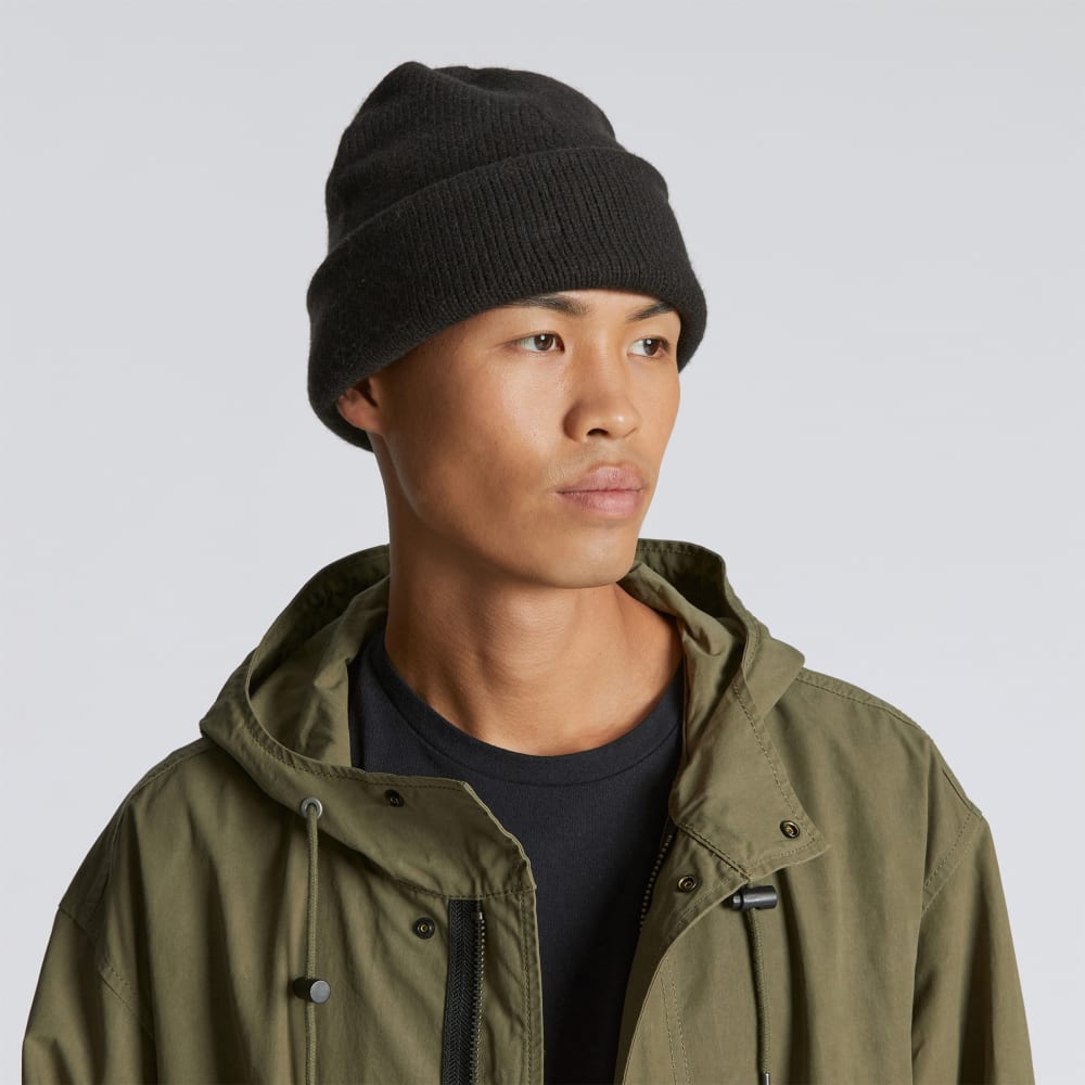 unisex-felted-merino-beanie-black | alt