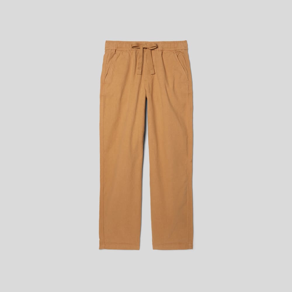 mens-canvas-organic-drawstring-pant-cappuccino | alt