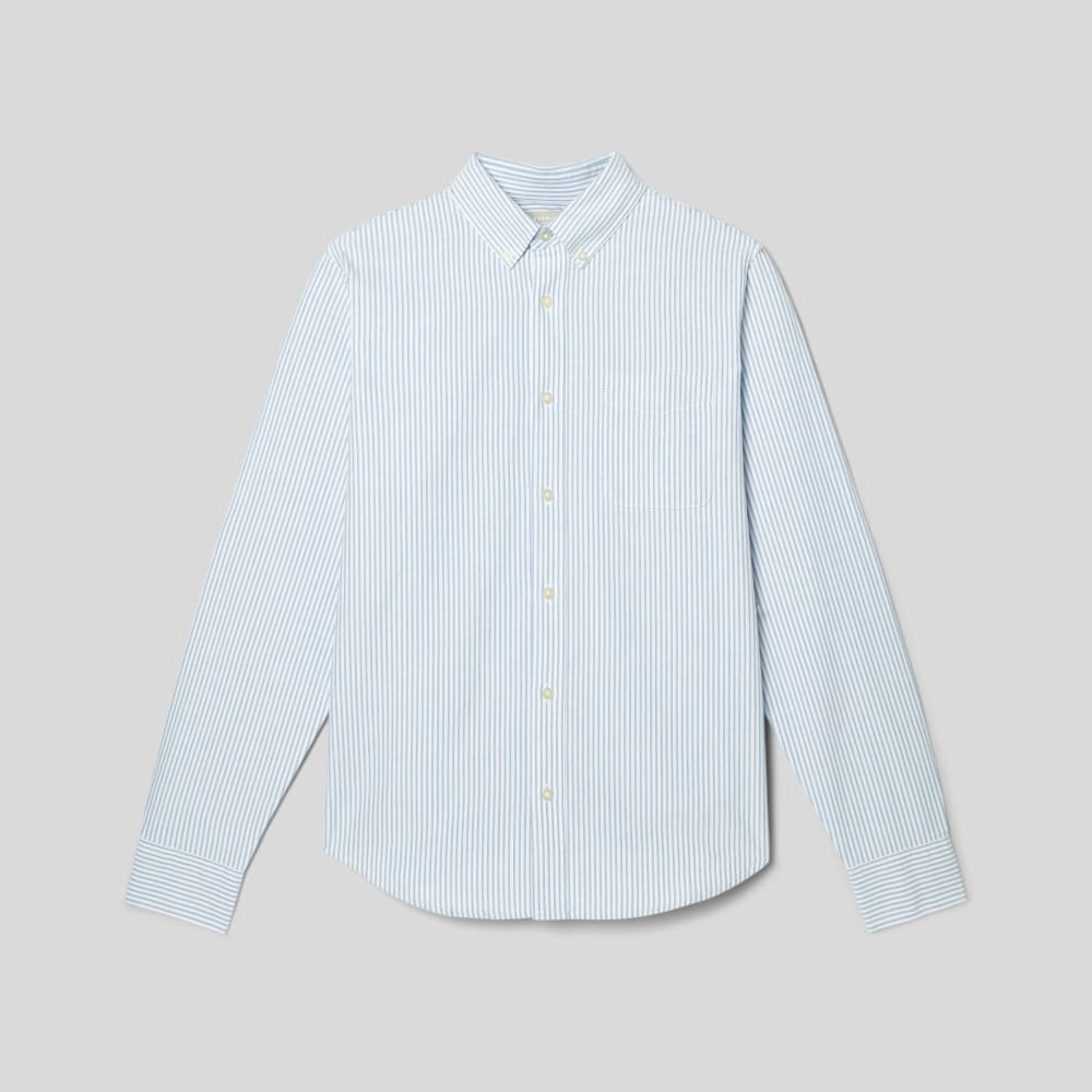 mens-organic-oxford-shirt-white-blue-stripe | alt