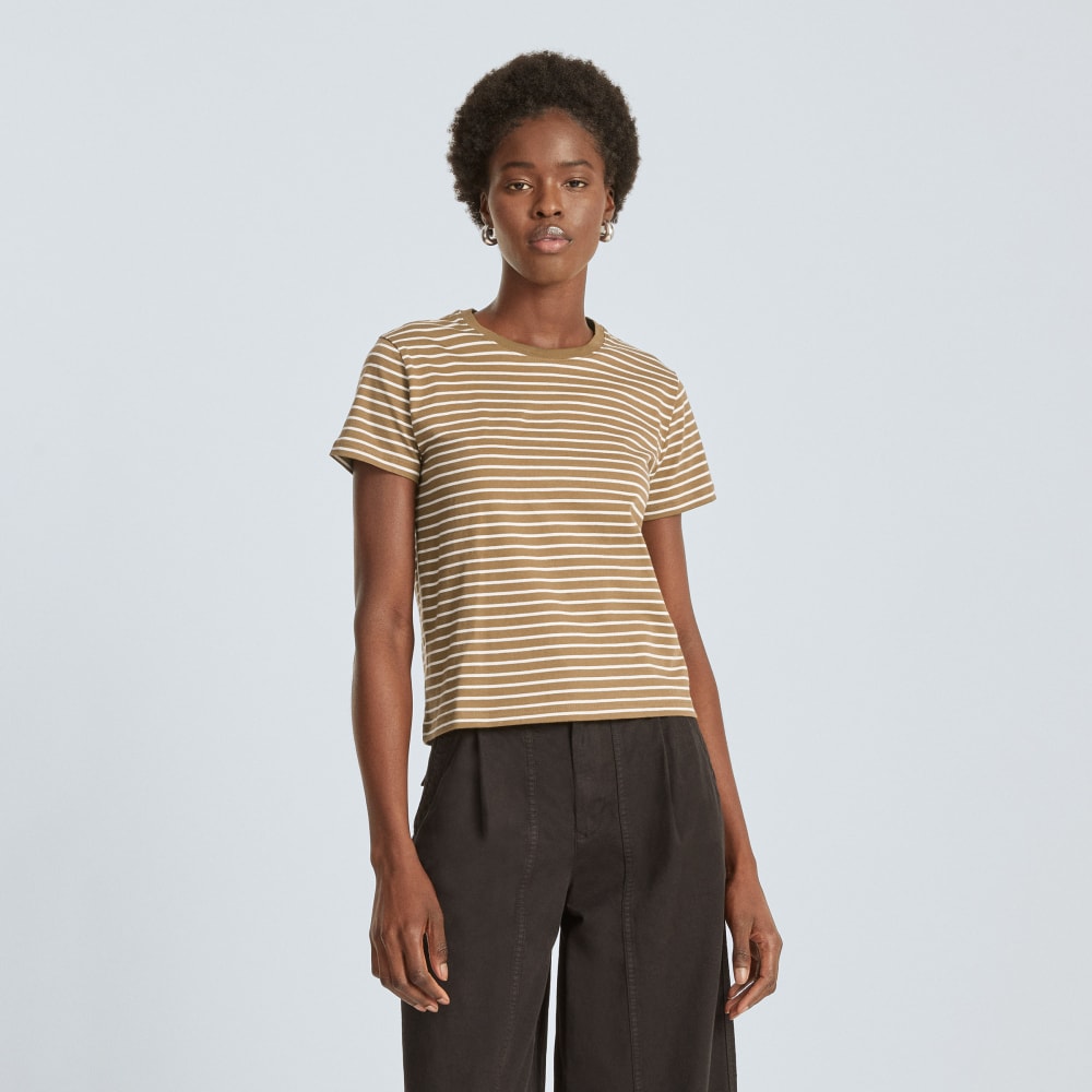 womens-organic-cotton-box-cut-tee-olive-tan-stripe