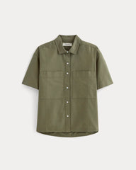 womens-short-sleeve-boxy-oxford-kalamata | alt