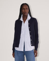 womens-cashmere-classic-crew-cardigan-navy | primary