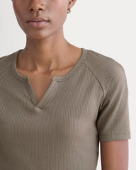 womens-shimmy-v-neck-top-taupe