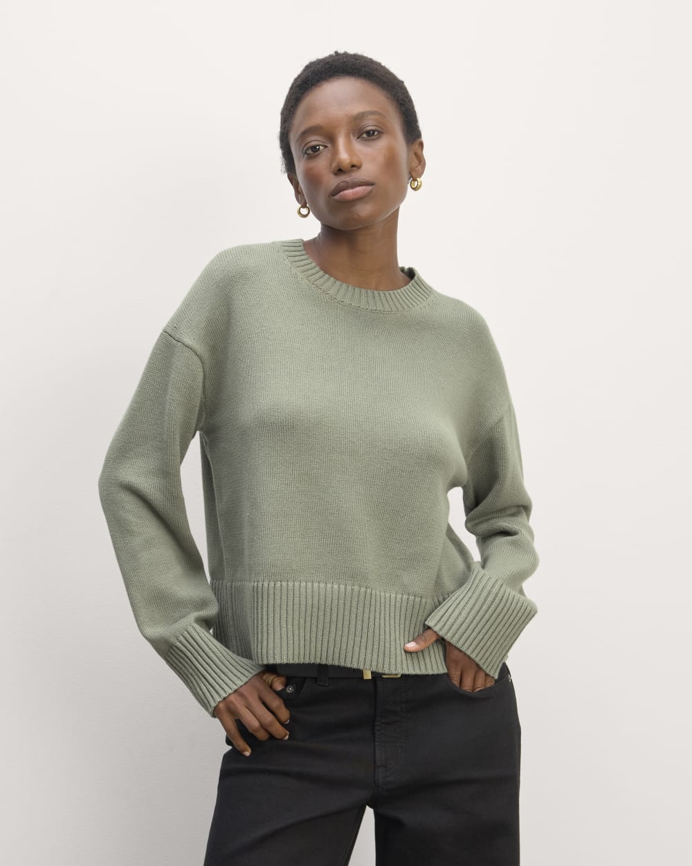 womens-organic-cotton-crew-sweater-sage-green | primary