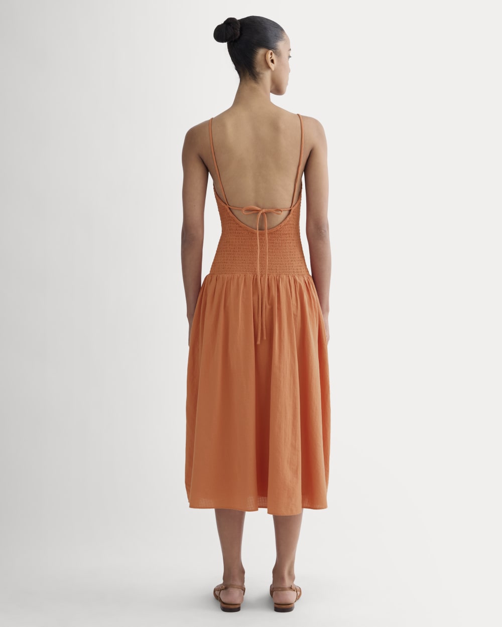 womens-gauze-open-back-dress-soft-orange