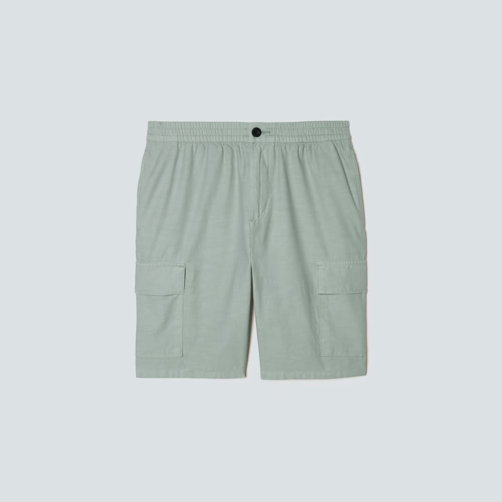 mens-cotton-linen-short-white-sage
