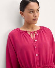 womens-tencel-gathered-maxi-dress-red-currant