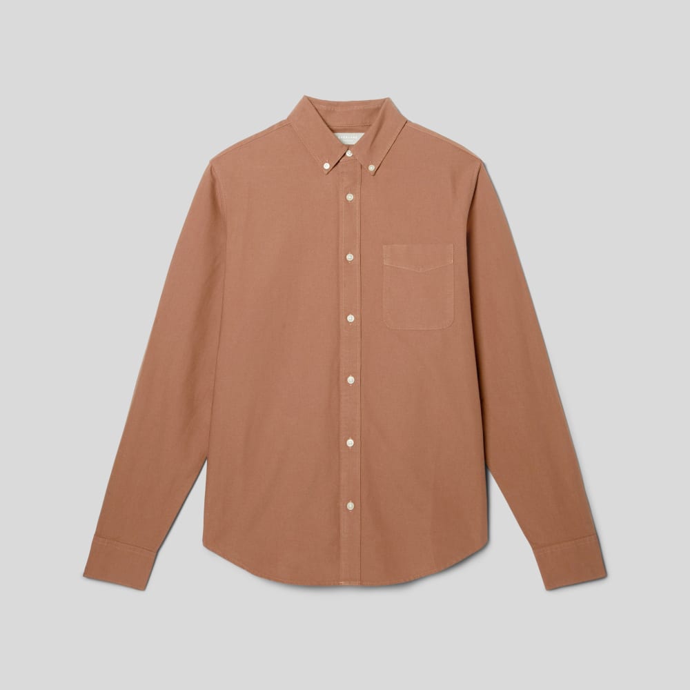 mens-organic-oxford-shirt-cocoa-brown | alt