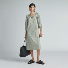 womens-raglan-sleeve-poplin-dress-seagrass | primary