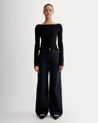 womens-knit-boatneck-top-black