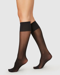womens-2pck-elin-knee-high-socks-black | alt