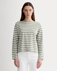 womens-modern-breton-tee-shadow-bone | primary