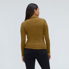 womens-super-soft-zip-polo-tapenade