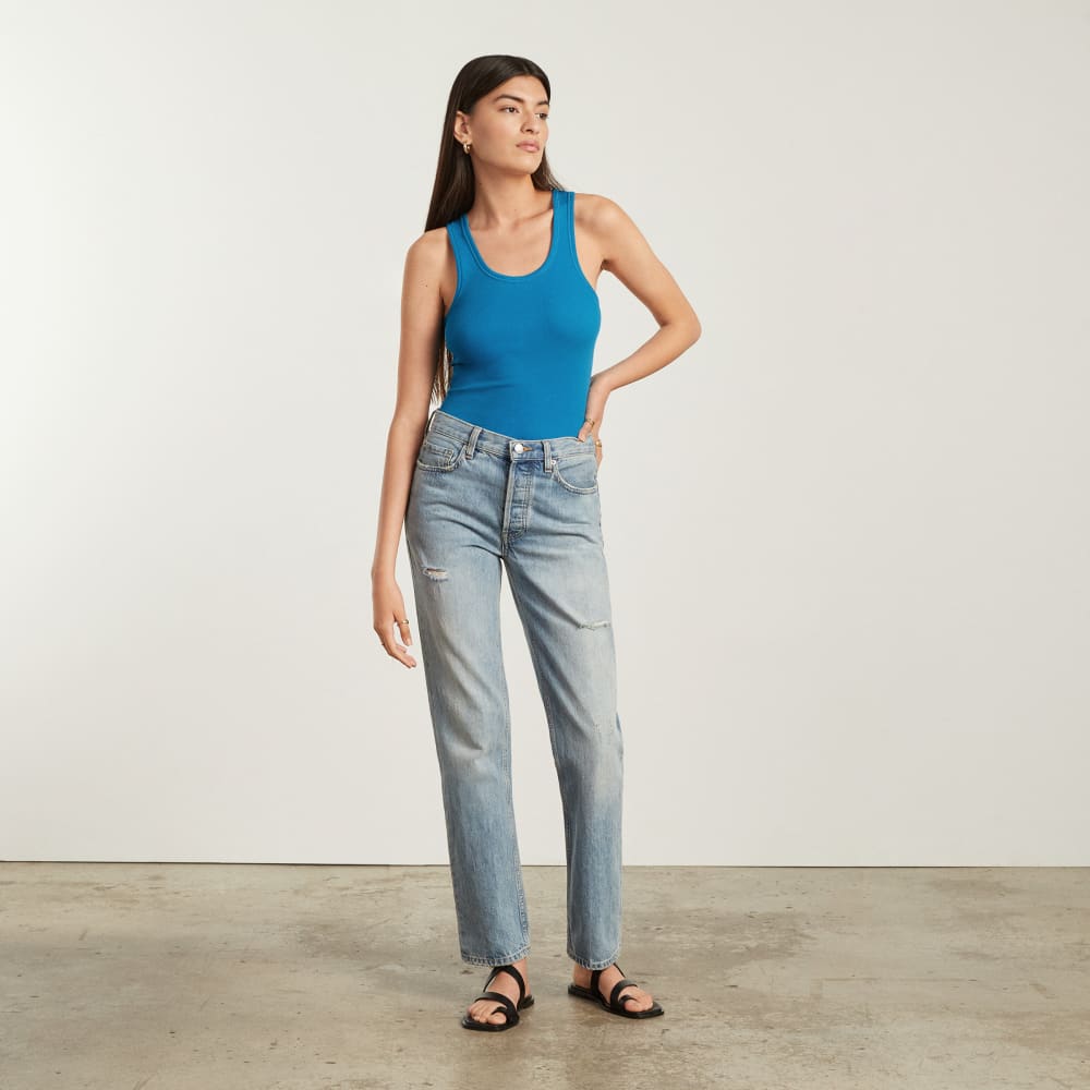 womens-pima-micro-rib-u-tank-horizon-blue