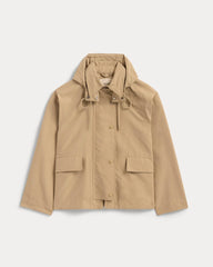 womens-short-anorak-trench-coat-khaki | alt