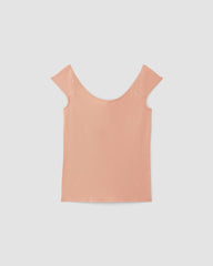 womens-supima-form-cap-sleeve-tee-blush-pink | alt