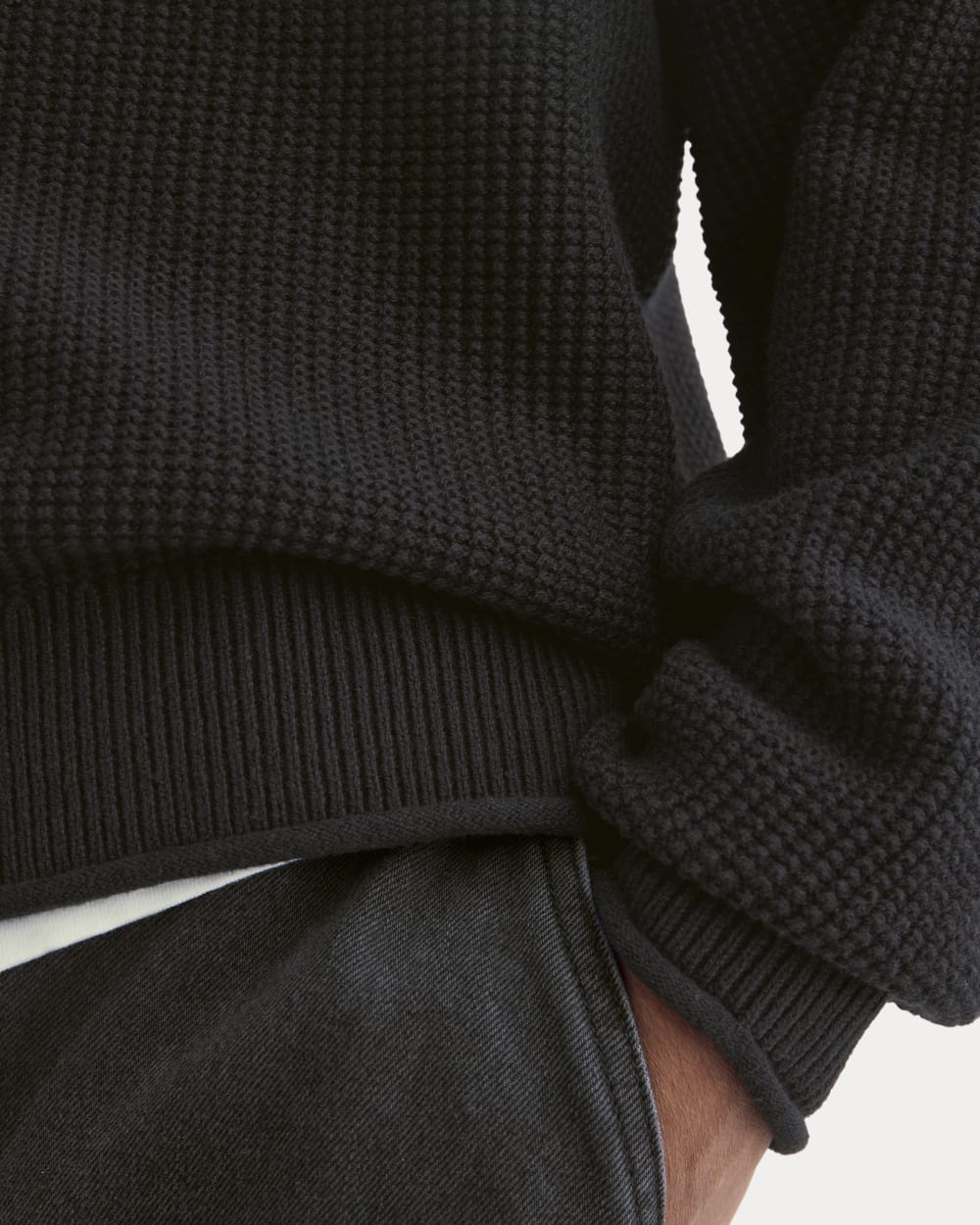 mens-waffle-rollneck-crew-black