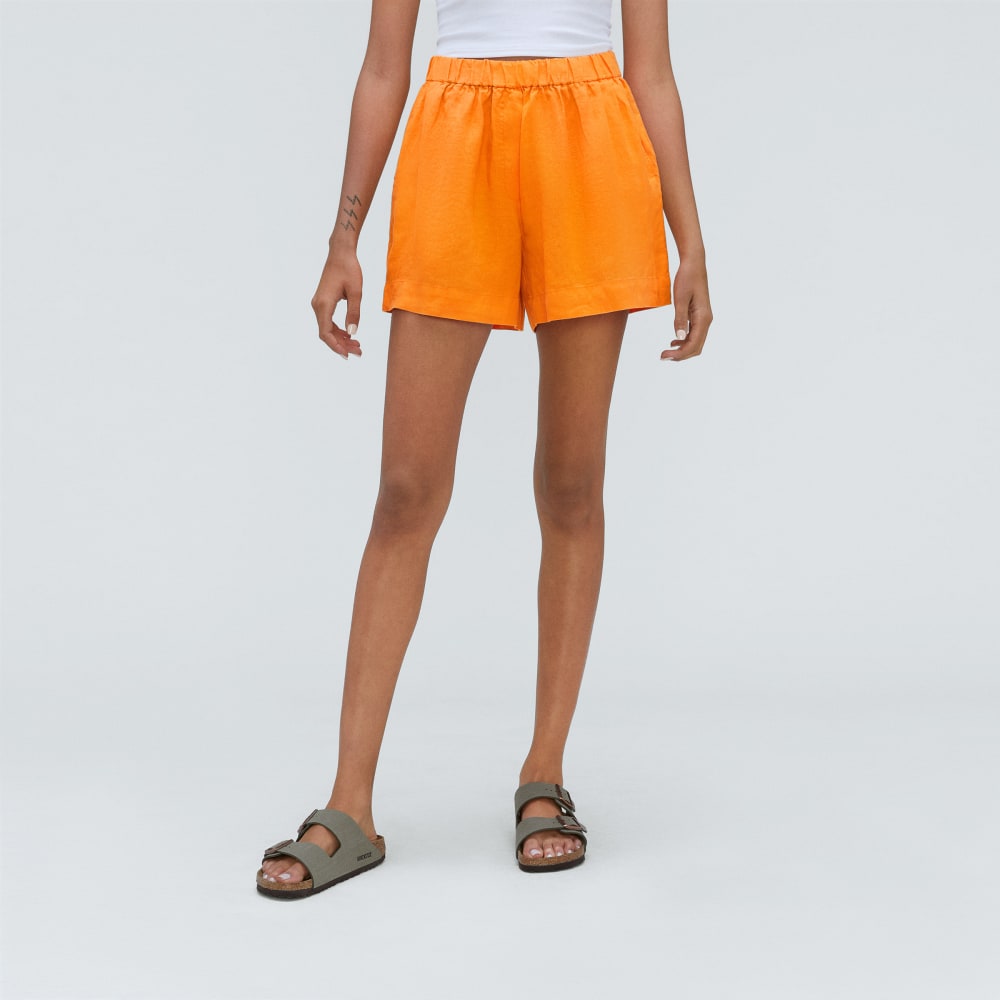 womens-linen-boxer-short-turmeric