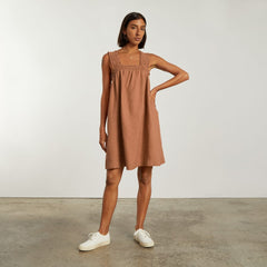 womens-smocked-linen-dress-tawny-brown