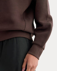 womens-fleece-raglan-crewneck-dark-chocolate