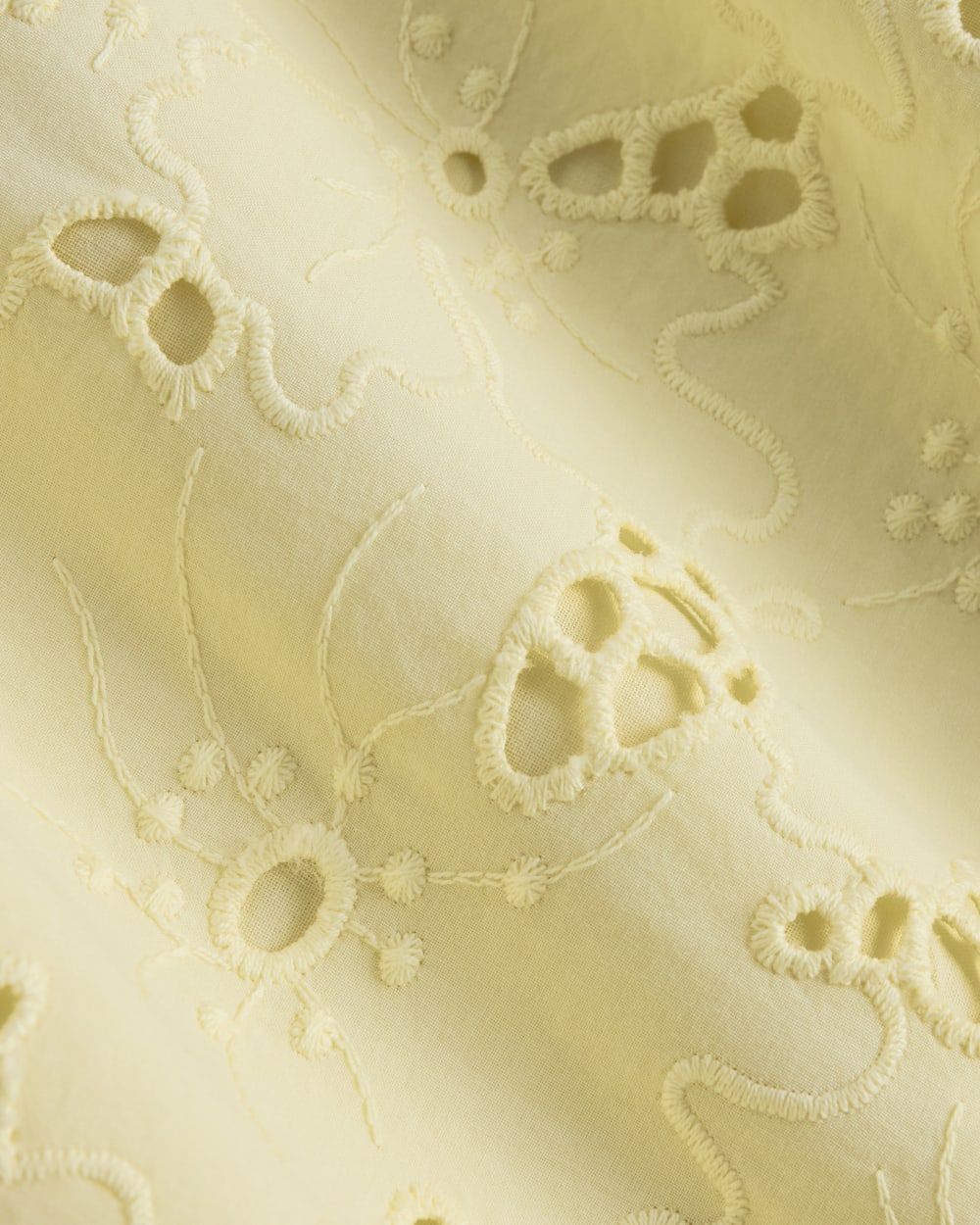 womens-eyelet-mini-shift-dress-light-yellow