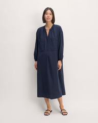 womens-gauze-caftan-dress-navy