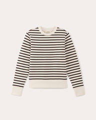 womens-french-terry-relaxed-crewneck-bone-black | alt