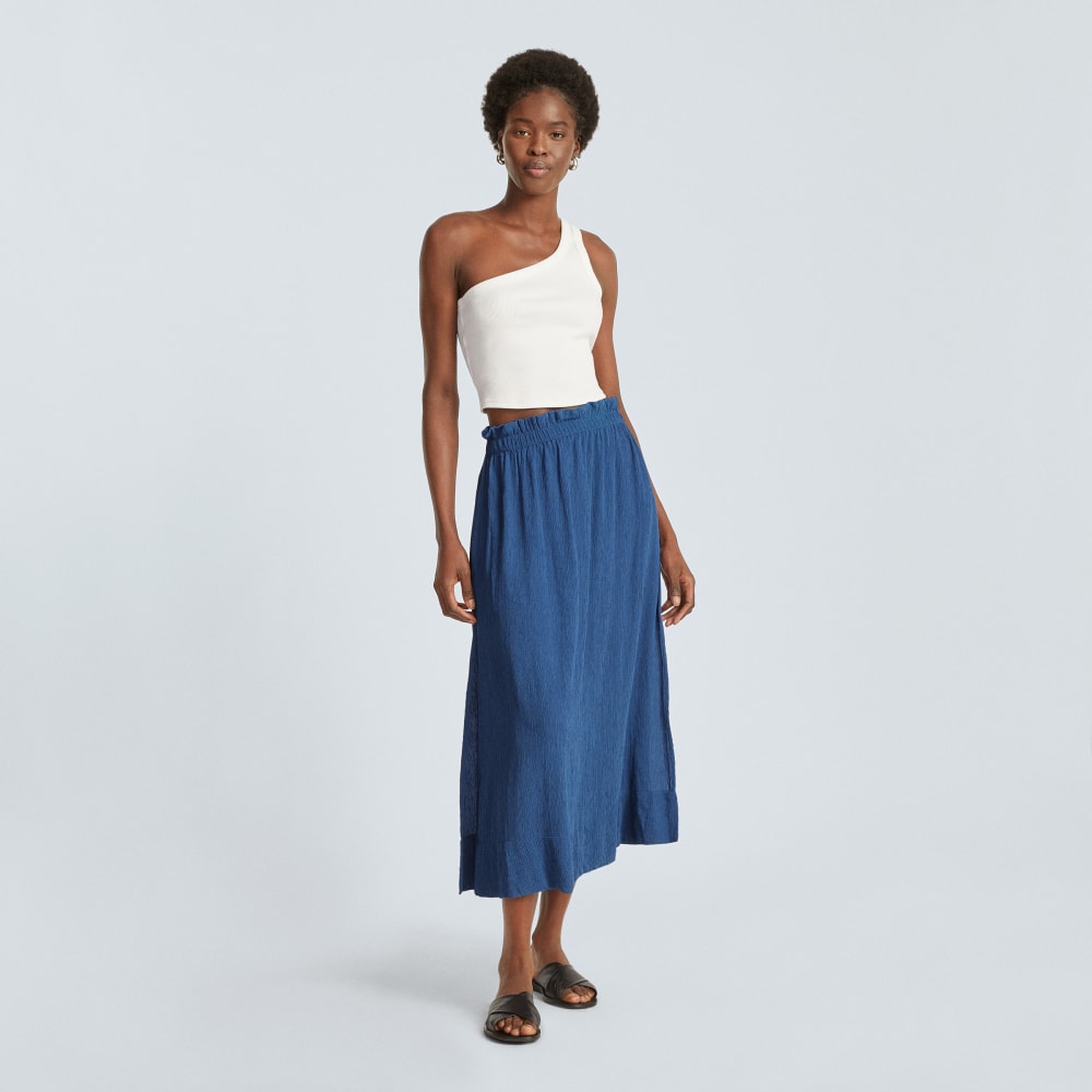 womens-naia-ripple-skirt-deep-blue