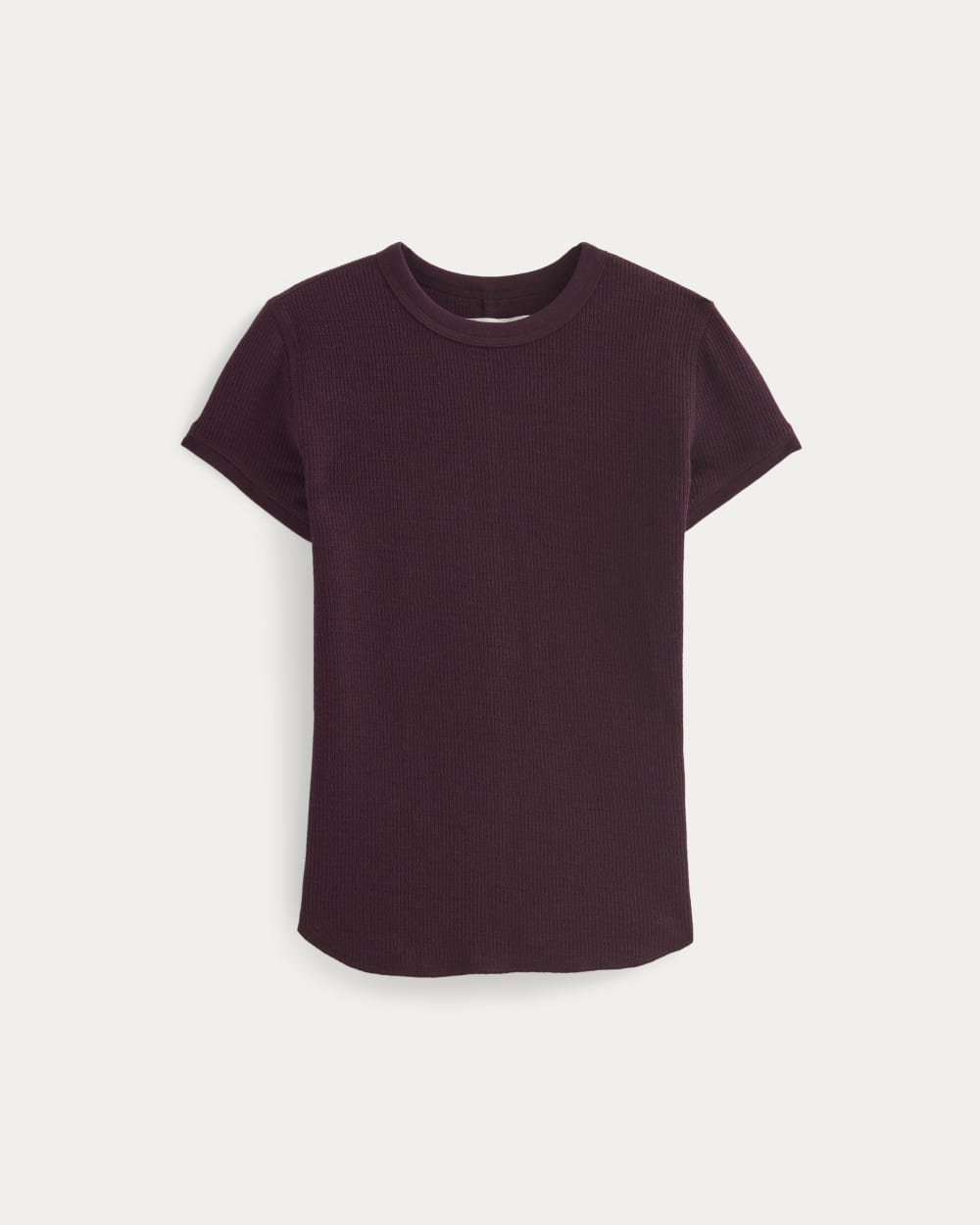 womens-shrunken-tee-in-cozy-waffle-heathered-port-royale | alt