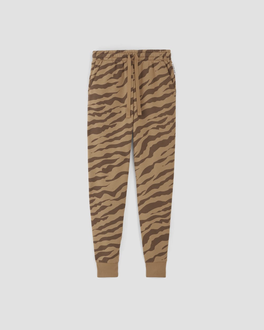 womens-retrack-jogger-cocoa-tiger-stripe | alt