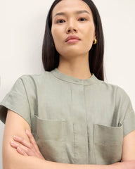 womens-linen-workwear-midi-dress-sage-green