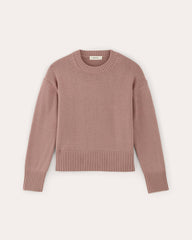 womens-organic-cotton-crew-sweater-dusty-rose | alt