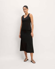 womens-dream-v-neck-tank-black