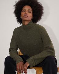 womens-wool-cashmere-honeycomb-sweater-heathered-army-green