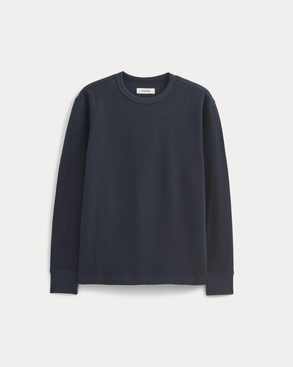 mens-thermal-cozy-waffle-crew-navy | alt