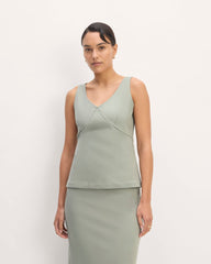 womens-dream-v-neck-tank-sage-green | primary