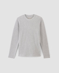 mens-waffle-ls-crew-light-grey-donegal | alt