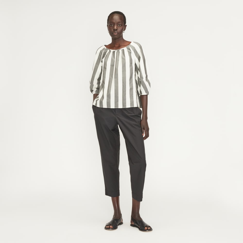 womens-poplin-scoop-neck-top-bone-black