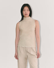 womens-crinkle-tank-sandshell | primary