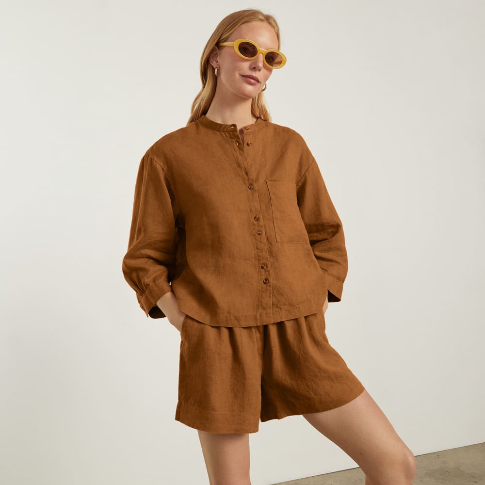 womens-linen-billow-blouse-tawny-brown