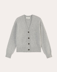 womens-luxe-cotton-cocoon-cardigan-heathered-grey | alt