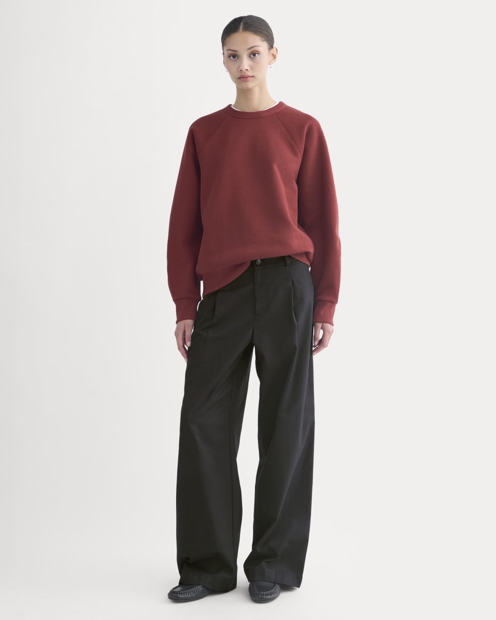 womens-fleece-raglan-crewneck-merlot