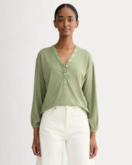 womens-air-v-neck-henley-sagebrush | primary