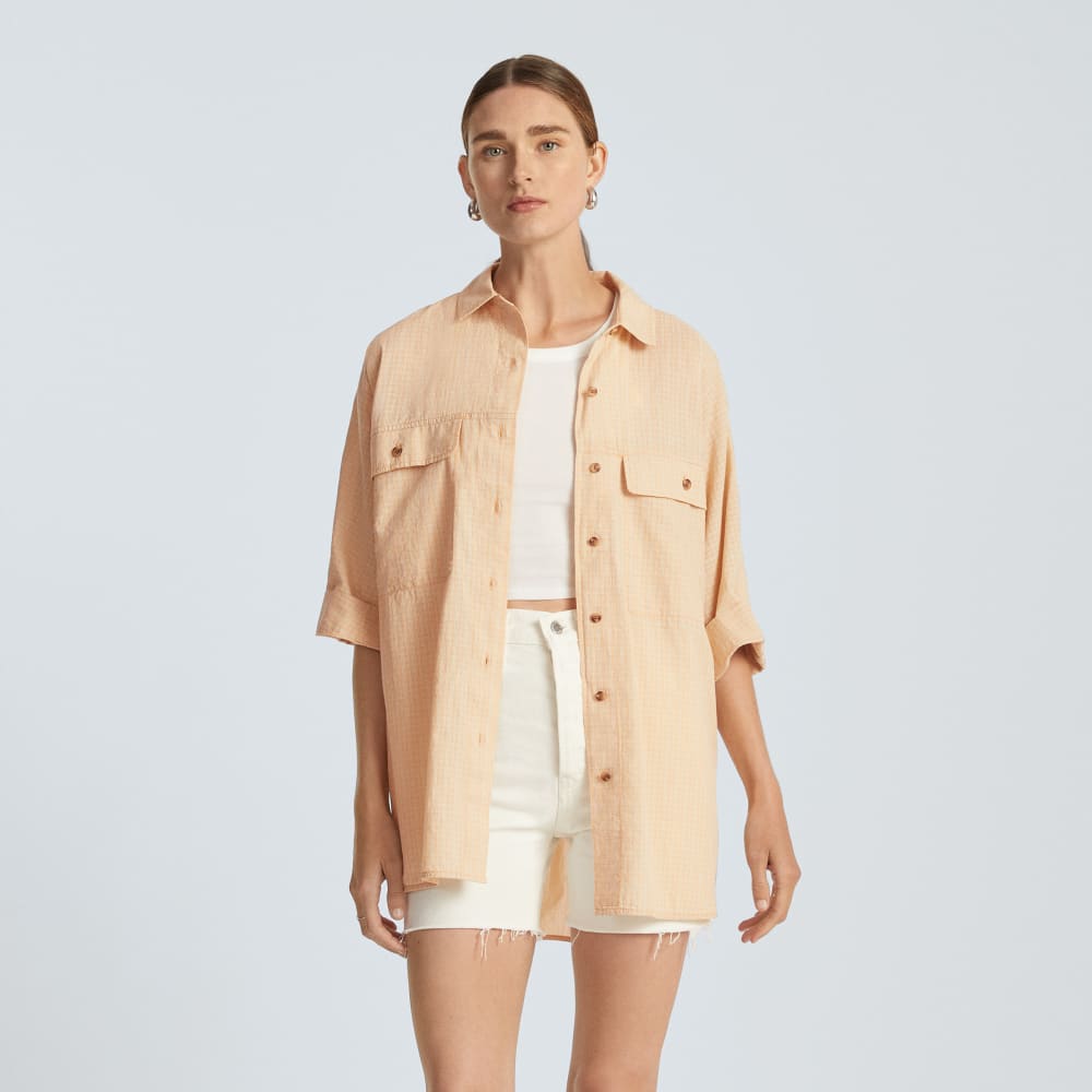 womens-organic-cotton-tourist-shirt-plaid-orange-seafoam