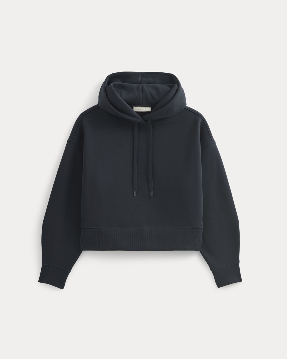 womens-cropped-luxe-fleece-hoodie-navy | alt