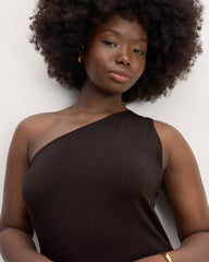 womens-supima-form-one-shoulder-tank-black | primary