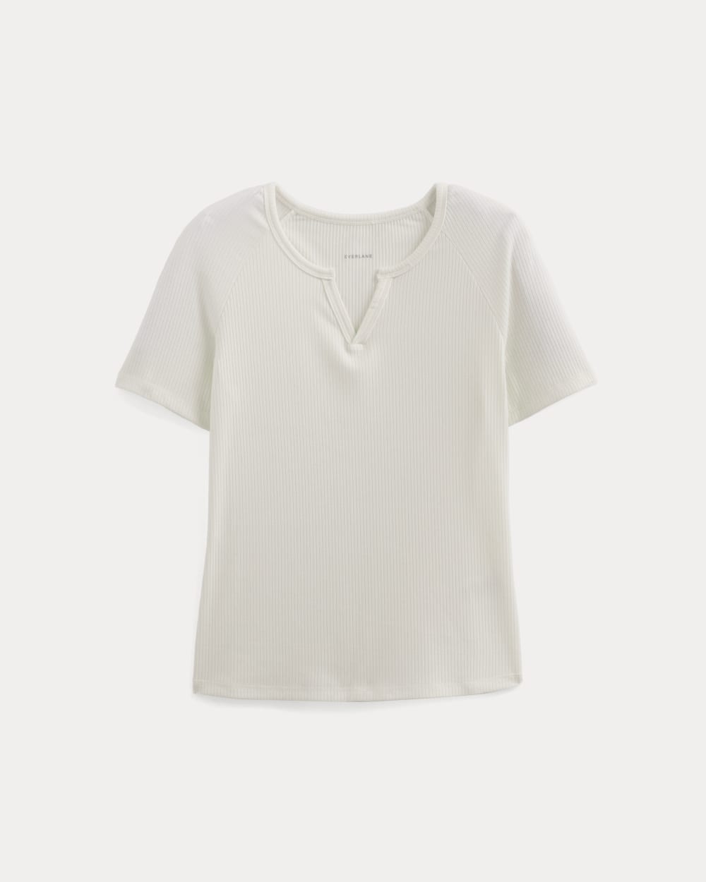womens-shimmy-v-neck-top-bone | alt